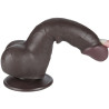 LoveToy SlidingSkin Gode avec Bourses Sliding Skin 13 x 3.8cm Noir